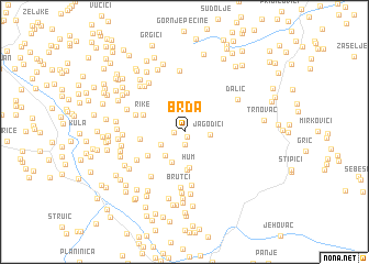 map of Brda