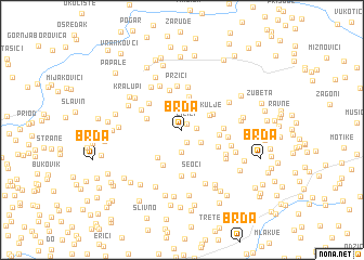 map of Brda