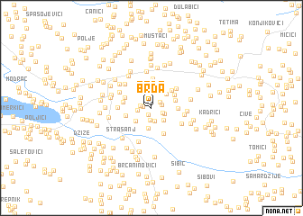 map of Brda