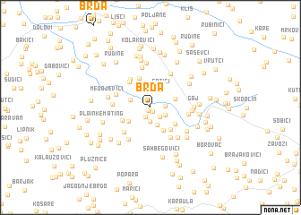 map of Brda