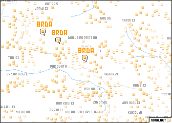 map of Brda