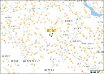 map of Brda