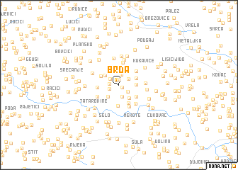 map of Brda