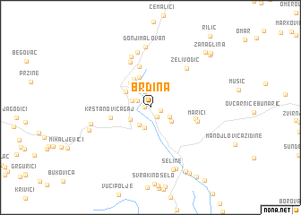 map of Brdina