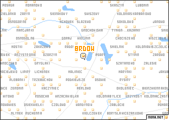 map of Brdów