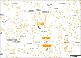 map of Brdo