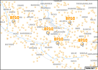 map of Brdo