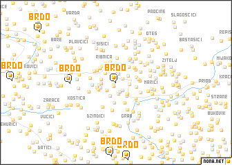 map of Brdo