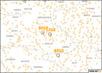 map of Brdo