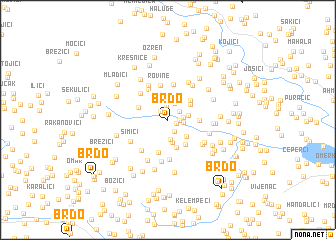 map of Brdo