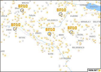 map of Brdo