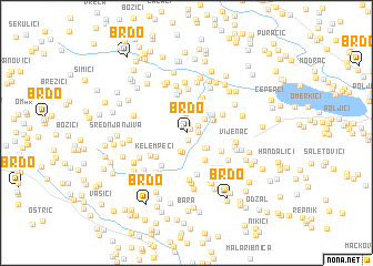 map of Brdo