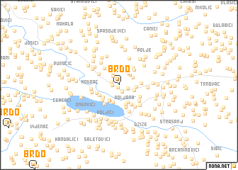 map of Brdo