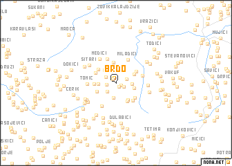 map of Brdo