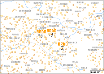 map of Brdo