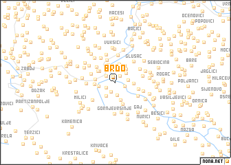 map of Brdo