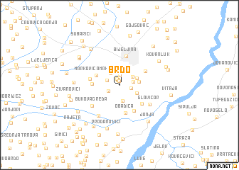 map of Brdo