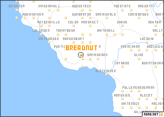 map of Breadnut