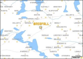 map of Breafall