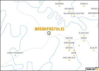 map of Breakfast Vlei