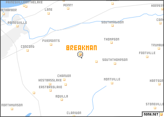 map of Breakman