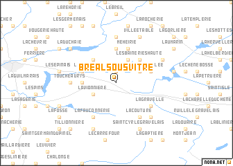 map of Bréal-sous-Vitré