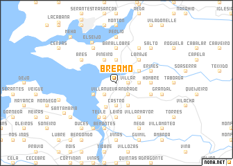 map of Breamo