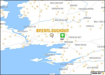 map of Breanloughaun