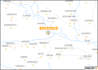 map of Breanova