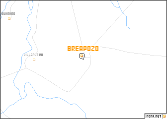 map of Brea Pozo