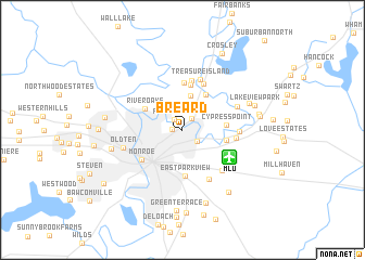 map of Breard