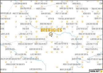 map of Breaugies