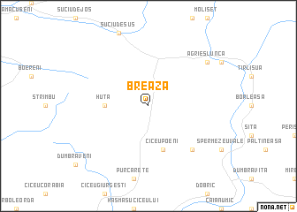map of Breaza