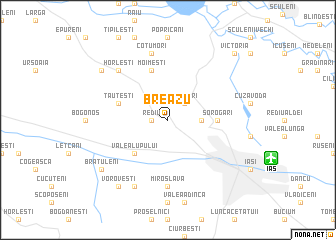 map of Breazu