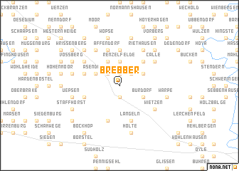 map of Brebber