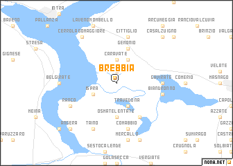 map of Brebbia