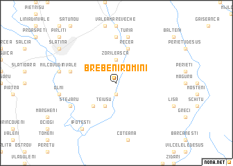 map of Brebeni-Romîni