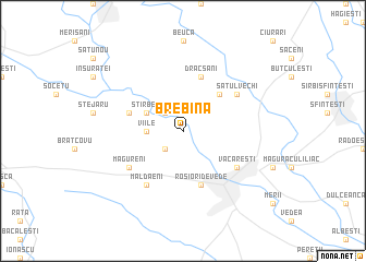 map of Brebina