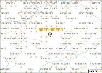 map of Brechhofen