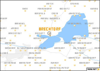 map of Brechtorf