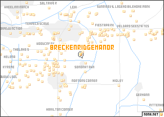 map of Breckenridge Manor