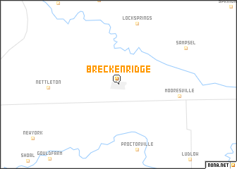 map of Breckenridge