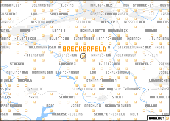 map of Breckerfeld