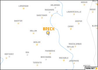 map of Breck