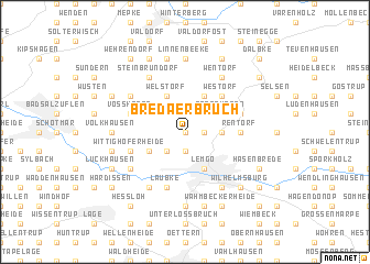 map of Bredaerbruch