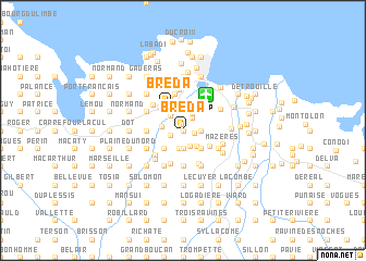 map of Breda