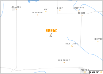 map of Breda