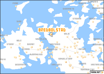 map of Bredbolstad