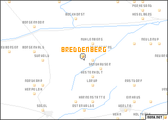 map of Breddenberg