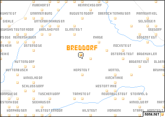 map of Breddorf